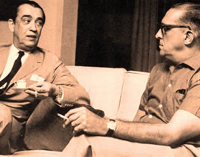 JK e Carlos Lacerda: um dos primeiros encontros em favor da formação da “Frente Ampla”